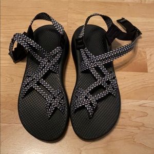 Black & white Chacos